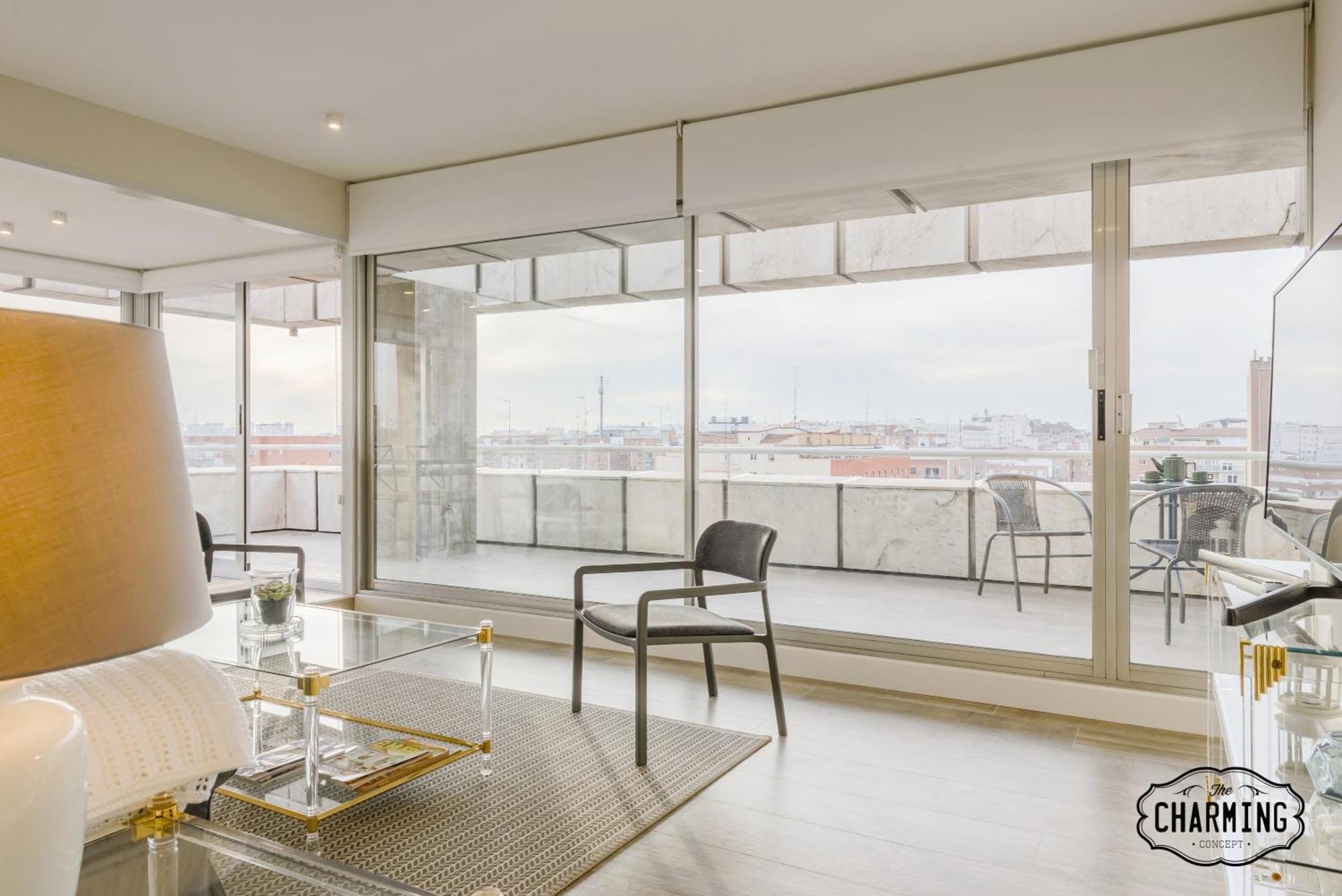 Apartamento Charming Eurobuilding 2 Terrace Exclusive - Plaza De Parking Madrid Exterior foto