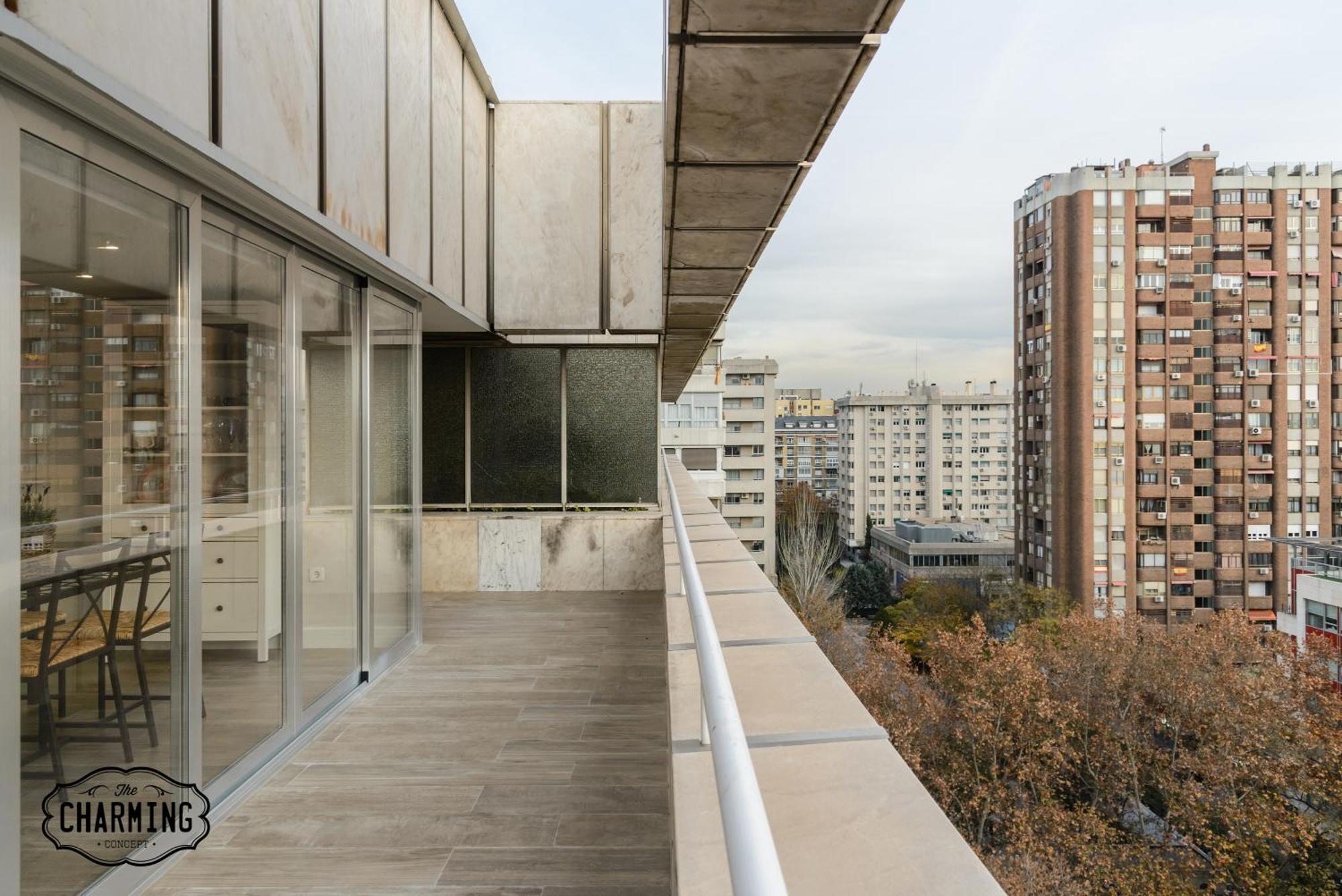 Apartamento Charming Eurobuilding 2 Terrace Exclusive - Plaza De Parking Madrid Exterior foto