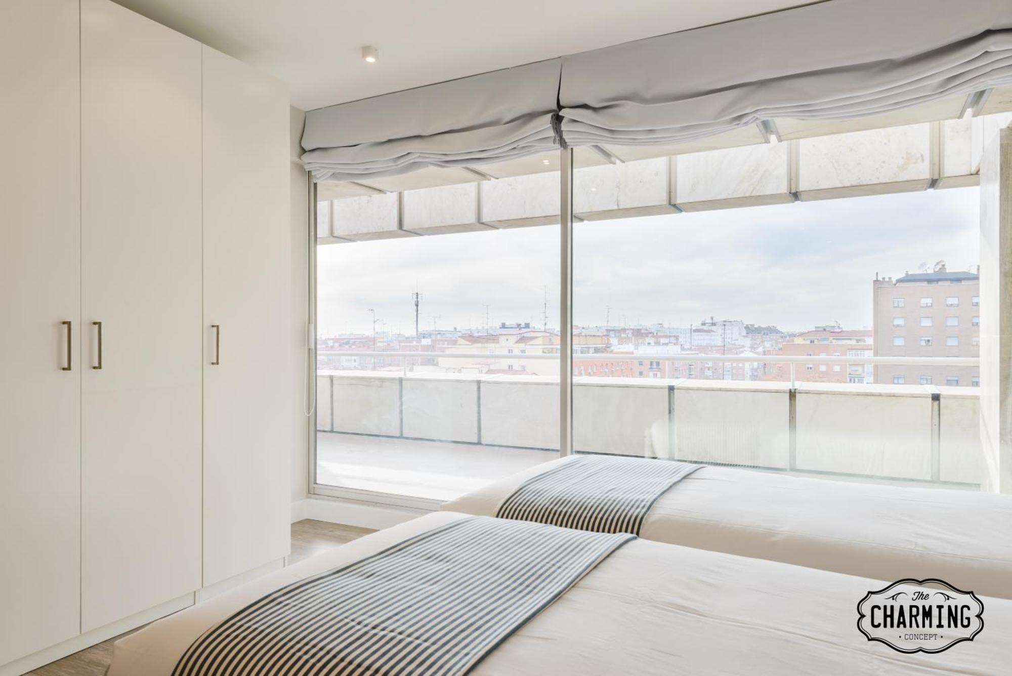 Apartamento Charming Eurobuilding 2 Terrace Exclusive - Plaza De Parking Madrid Exterior foto