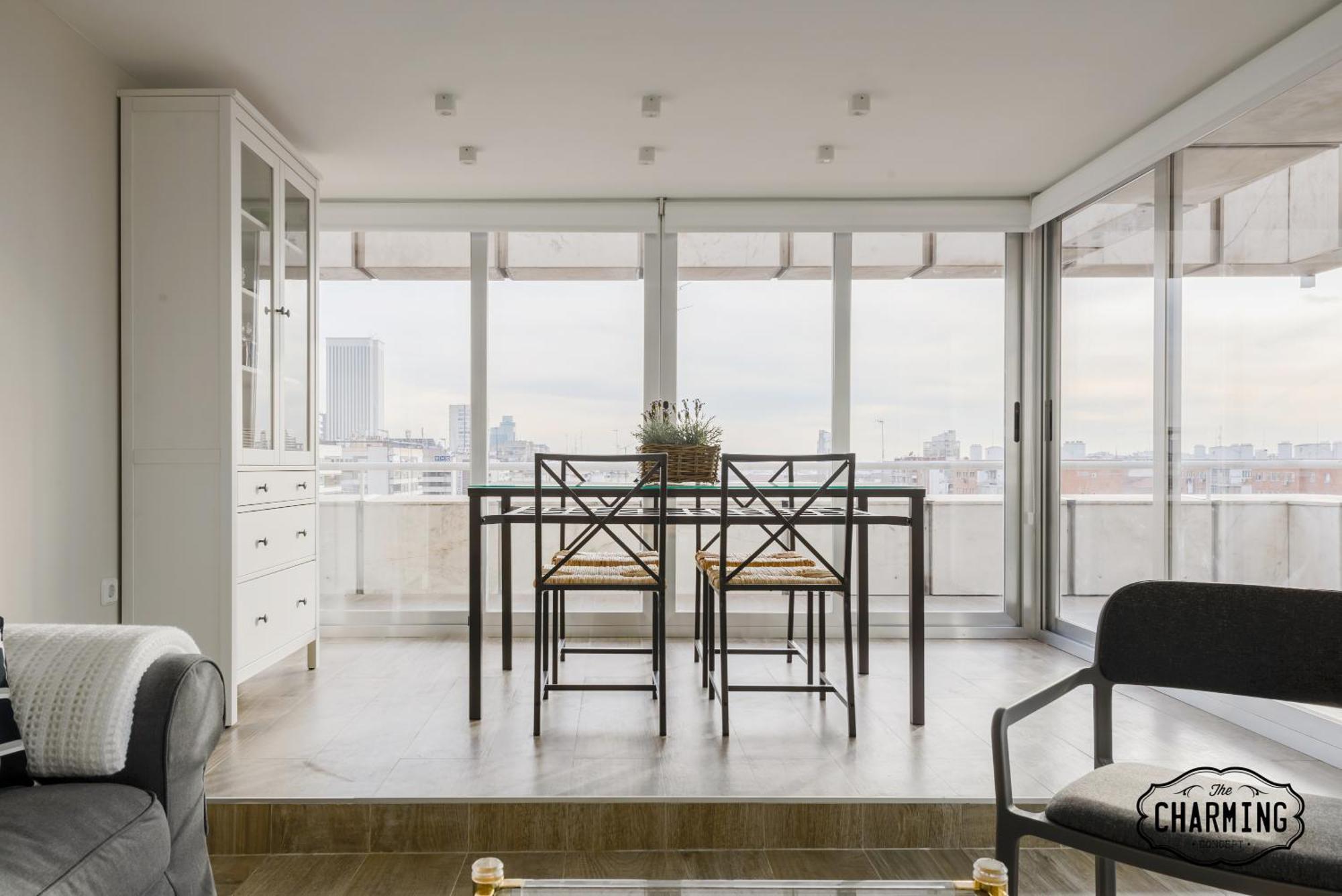 Apartamento Charming Eurobuilding 2 Terrace Exclusive - Plaza De Parking Madrid Exterior foto