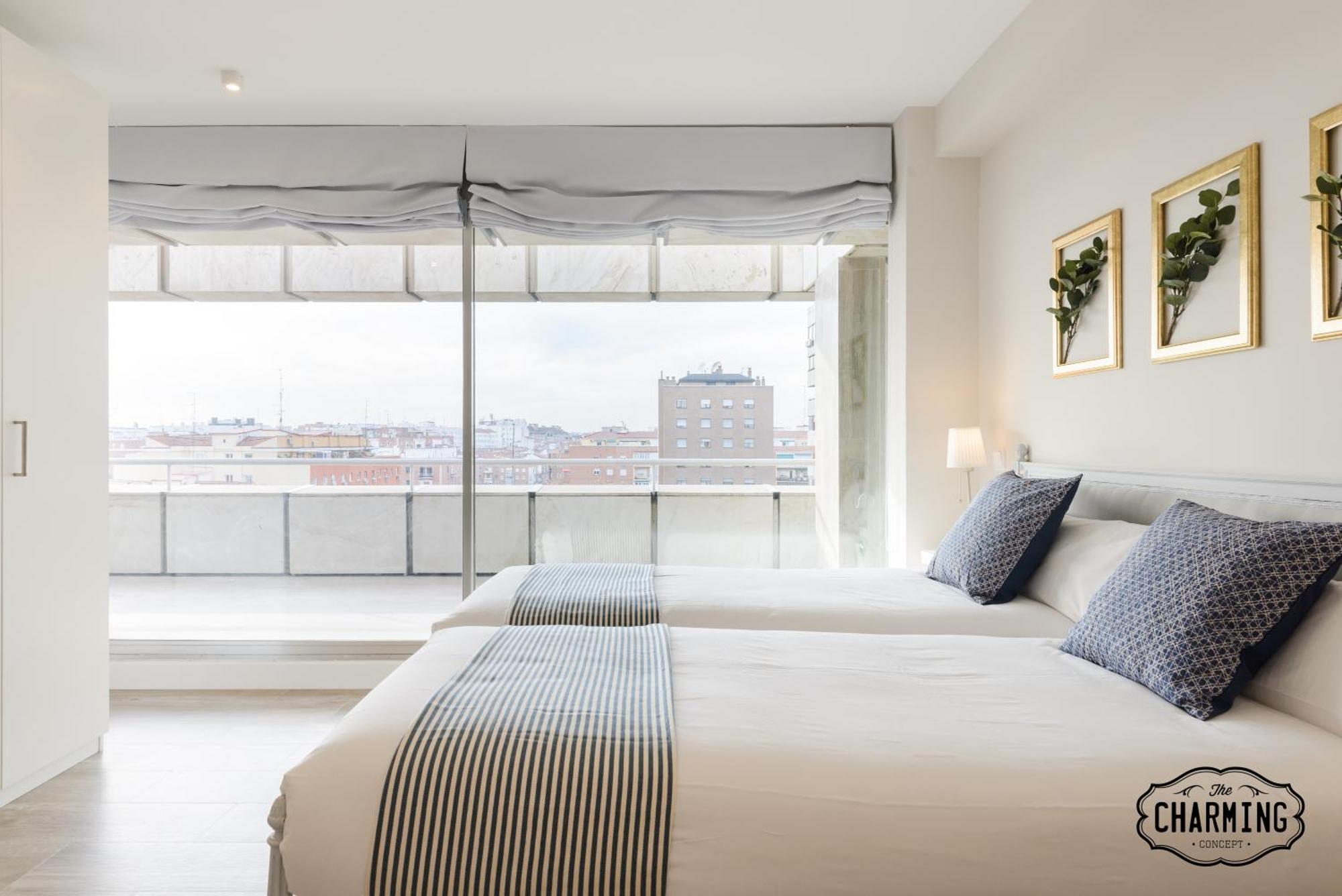 Apartamento Charming Eurobuilding 2 Terrace Exclusive - Plaza De Parking Madrid Exterior foto